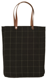 Tas Checkered - zwart