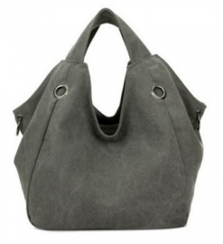 Schouder/handtas Stonewashed Grey