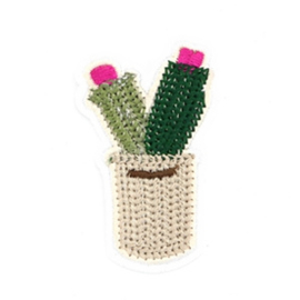 Patch Cactus - beige/groen