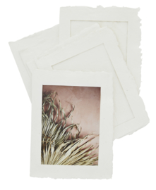 Fotoframe papierpulp - offwhite