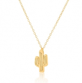 Ketting Cactus - goud