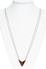 Ketting Triangle - roest/rood