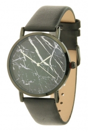 Horloge Marble - zwart