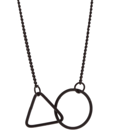 Ketting Geometrie - zwart