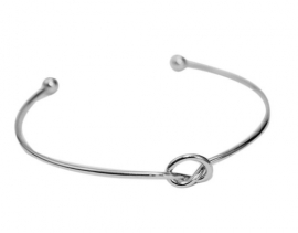 Armband Knotted - zilver