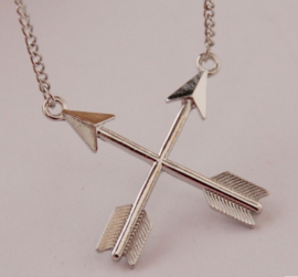 Ketting Arrows - zilver