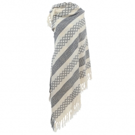 Sjaal 2 colors - grijs