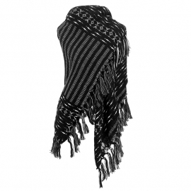 Sjaal Stripes - zwart