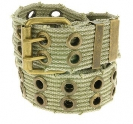 Canvas riem New Grunge - groen