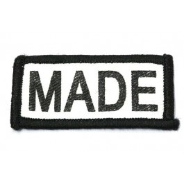 Patch Made - zwart/wit