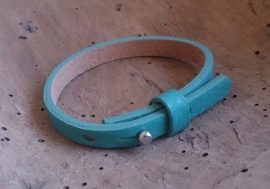 1788 Leren Cuoio armband - turquoise