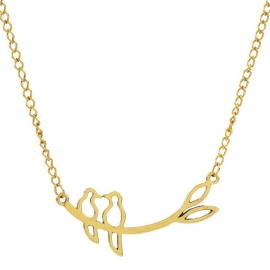 Ketting Doves - goud