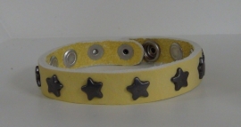 Armband Sterren - zachtgeel