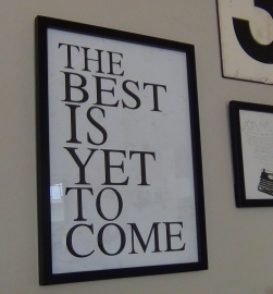 Lijst The best is yet to come