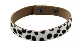 Leren armband Spots