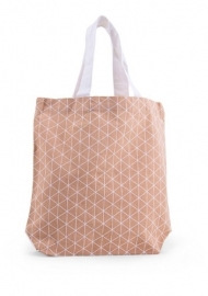 Tote bag Triangle - nude