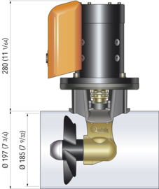 Quick b.s. Single/55KG/12V/Ø 185mm