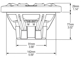 MB Quart NK1‐116L Premium met LED verlichting