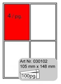 105 mm x 148 mm (Art:030102)