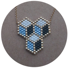 Ketting 'Cube' gold