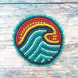 Broche 'wave'