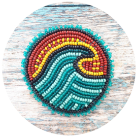 Broche 'wave'