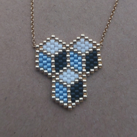 Ketting 'Cube' gold