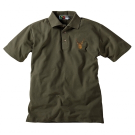 Poloshirt met edelhert