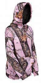 Yukon hooded sweater dames pink