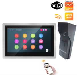 HB-10 WiFi Intercom met draad (10.1'' inch monitor met Touchscreen)