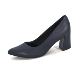 On Top donkerblauwe en zwarte pumps