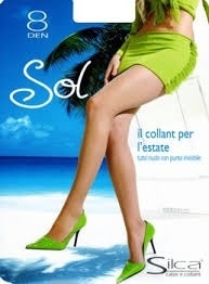 Sol 8 den. Ultra dunne Zomer panty S/M/L/XL.
