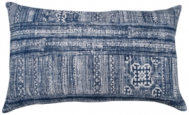 Indigo Tribal Blockprint Cushion