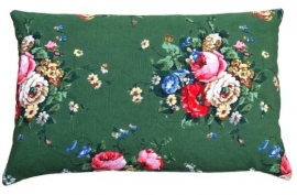 *Vintage* Green Floral Cushion
