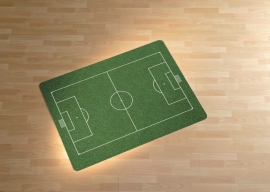 Voetbalveld  design 90 * 120 cm