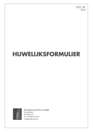 Huwelijksformulier
