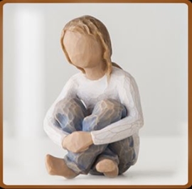 Meisje zittend: Spirited Child