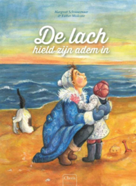De lach hield zijn adem in