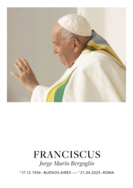 Gebedskaart paus Franciscus