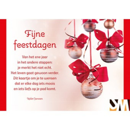 Fijne feestdagen