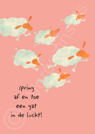 Spring af en toe...