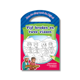 Kleurboek Vijf broden en twee vissen