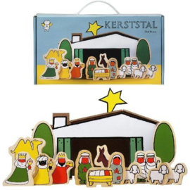 Houten kerststal Dick Bruna