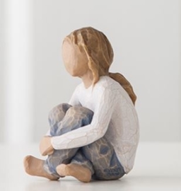Meisje zittend: Spirited Child