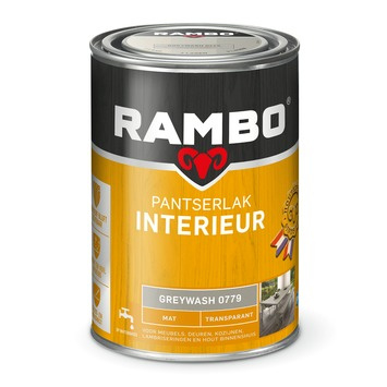 Rambo Pantserlak Interieur Greywash 0779 MAT 1,25 Liter