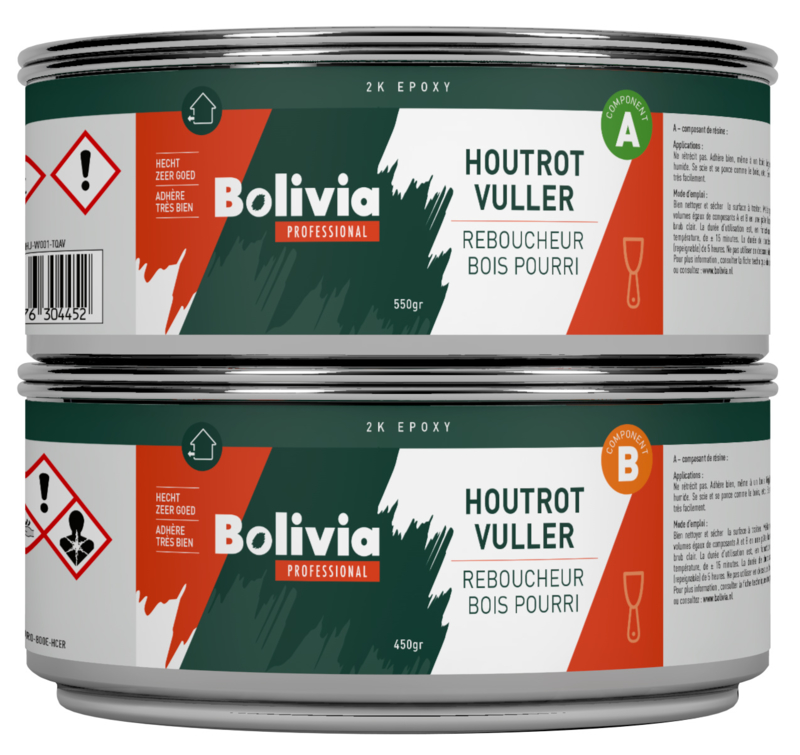 Bolivia 2K Epoxy Houtrotvuller 1 kg