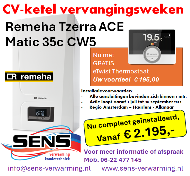 Remeha Tzerra ACE Matic 35C CW5