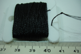 [ 5306 ] Nylon draad 0.7 mm. Zwart, 10 meter
