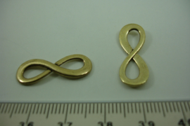 [ 1090 ] Infinetie connector 24 mm. Goud kleur, per stuk