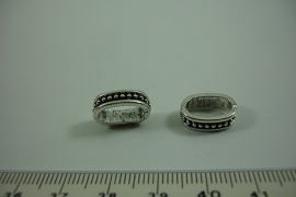 [ 0961 ] Leerschuif 14 x 10 mm. Bali, per stuk